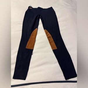 Polo by Ralph Lauren Navy Leggings with Brown Accent